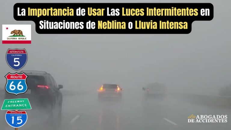 Prevenci&oacute;n de Accidentes: Uso Adecuado de Intermitentes