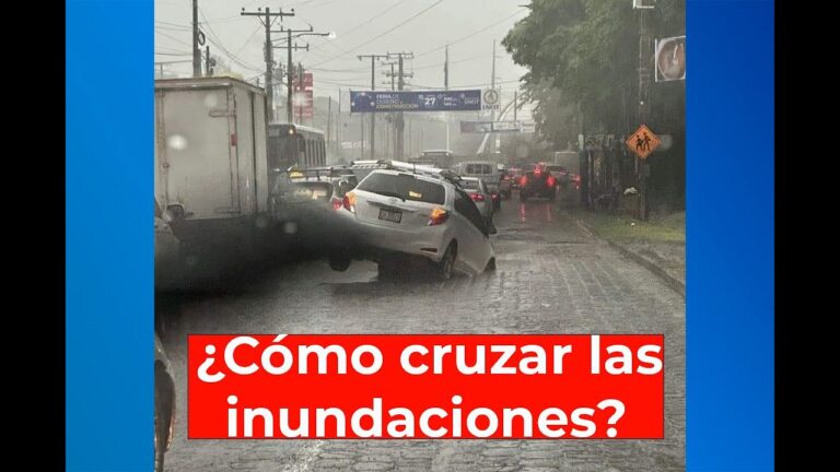Prevenci&oacute;n de Accidentes al Manejar en Inundaciones
