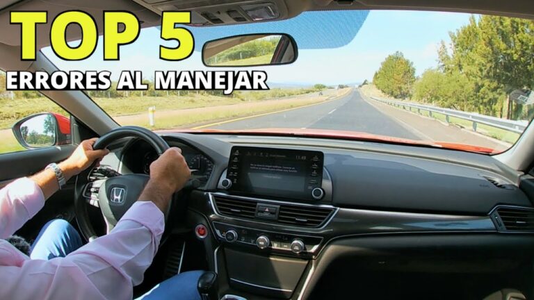 Errores Comunes al Manejar a Alta Velocidad