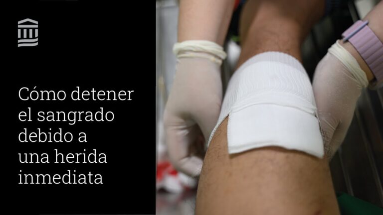 C&oacute;mo Detener una Hemorragia de Forma Efectiva