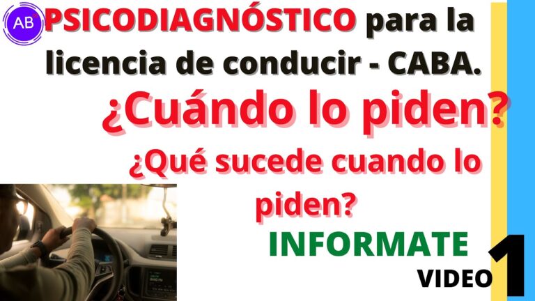 Renovaci&oacute;n del Carnet: Experiencia en el Examen Psicol&oacute;gico