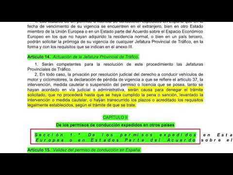 Condiciones de Tr&aacute;fico para Conductores Espa&ntilde;oles en el Extranjero