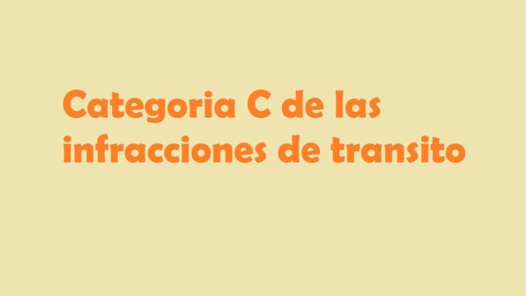 Infracciones Comunes y Sus Multas Correspondientes