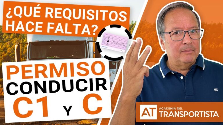 Todo sobre el permiso C1: Clases de carnet de conducir en España