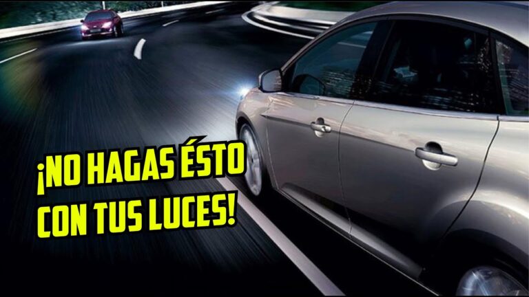 Errores Comunes al Usar las Luces del Veh&iacute;culo