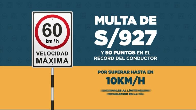 Consecuencias de la multa por rebasar el l&iacute;mite de velocidad
