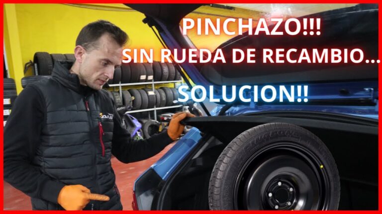 Alternativas a la rueda de repuesto ante un pinchazo