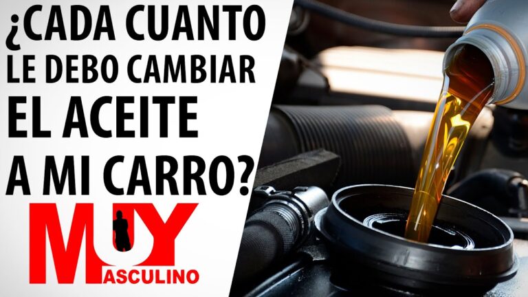 Frecuencia Ideal del Cambio de Aceite en el Mantenimiento Vehicular