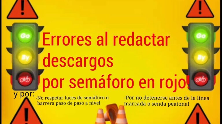 Infracciones y Consecuencias de Pasar un Sem&aacute;foro en Rojo